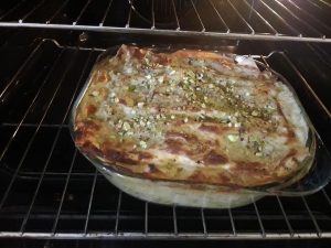 Lasagna al pistacchio