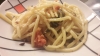 Scialatielli salsiccia, zucchine e pomodori