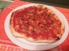 Pizza all&#039;amatriciana - romana bassa e croccante
