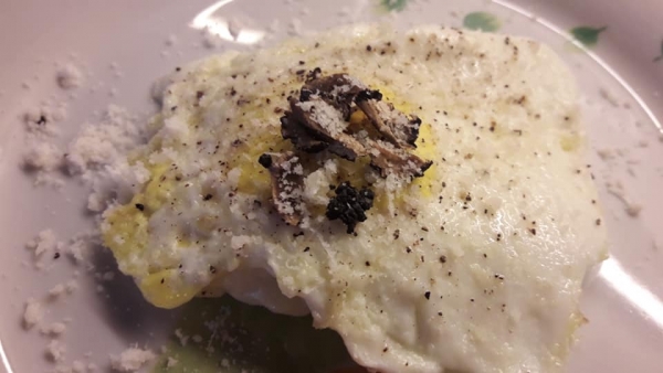 Uovo fritto tartufato