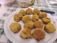 Polpette ceci e piselli