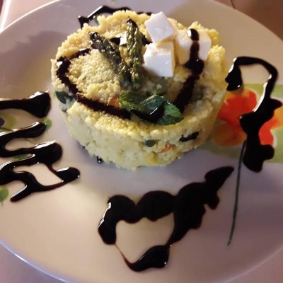 Tortino Cous Cous alle zucchine